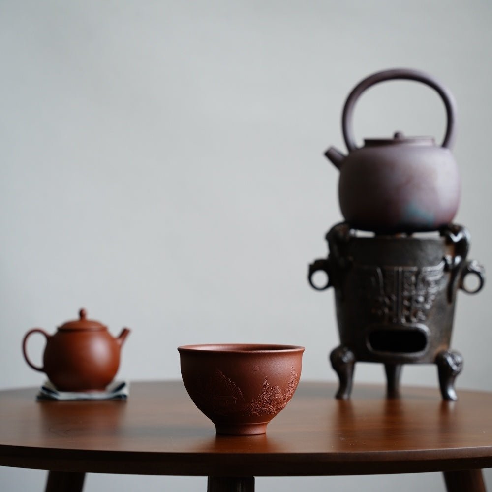 Shan Shui Ru Hua 150cc - Yixing Handmade Teacup 江苏宜兴