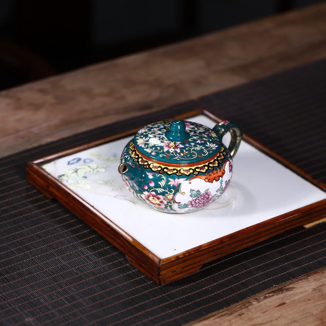 Sheng Shi Hua Kai 230cc - Yixing Handmade Teapot 江苏宜兴