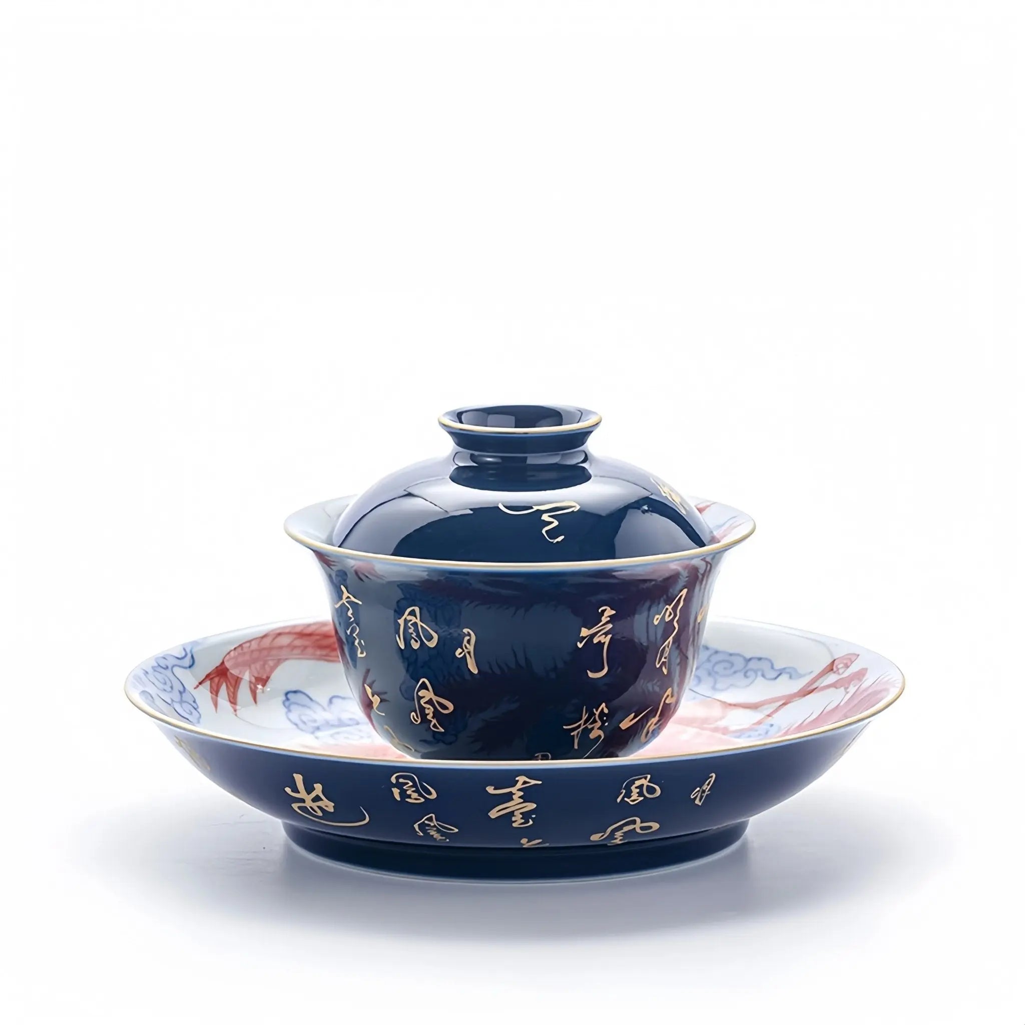 Shi Ci Nei Feng 150cc - Jing De Zhen Porcelain Gaiwan zycschina