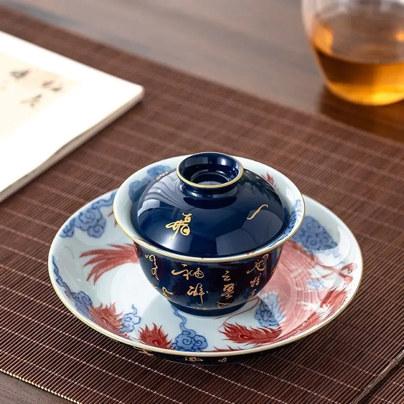 Shi Ci Nei Feng 150cc - Jing De Zhen Porcelain Gaiwan zycschina