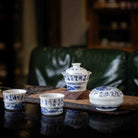 Shi Ci Shan Shui 110cc - Jing De Zhen Porcelain Gaiwan zycschina