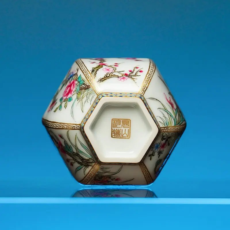 Shi Er Hua Shen 100cc - Jing De Zhen Porcelain Teacup zycs_China