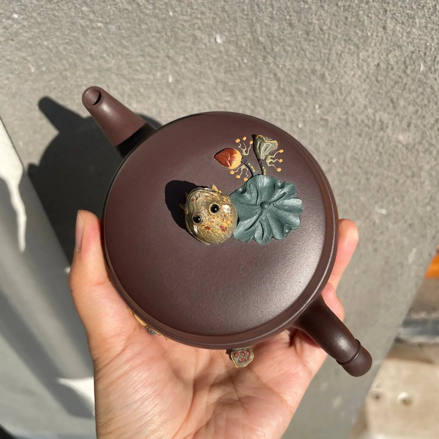 Shi Li He Hua 270cc - Yixing Handmade Teapot 江苏宜兴