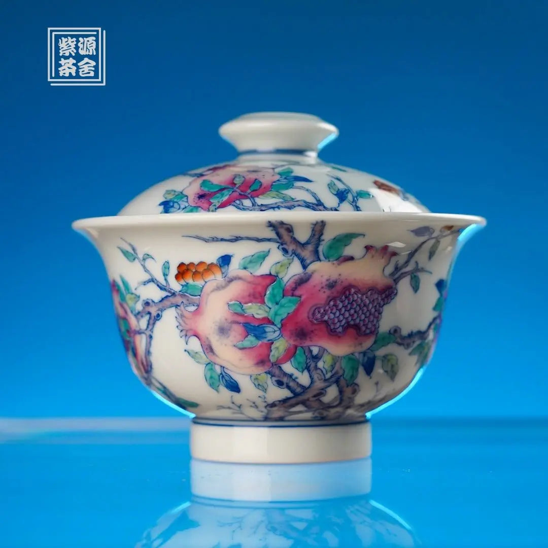 Shi Liu 175cc - Jing De Zhen Porcelain Gaiwan zycschina