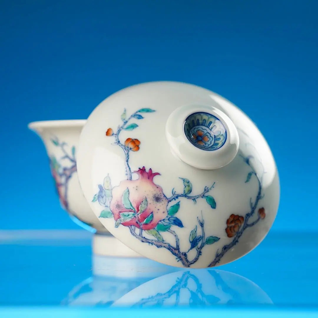 Shi Liu 175cc - Jing De Zhen Porcelain Gaiwan zycschina