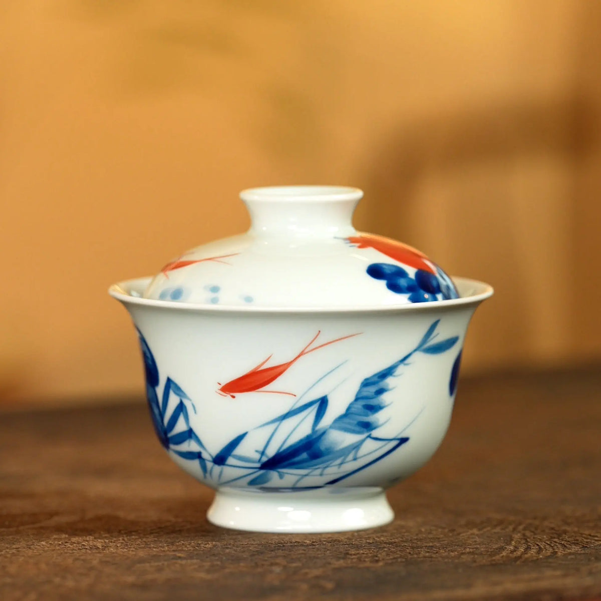 Shi Liu Xie Yi 130cc - Jing De Zhen Porcelain Gaiwan zycschina