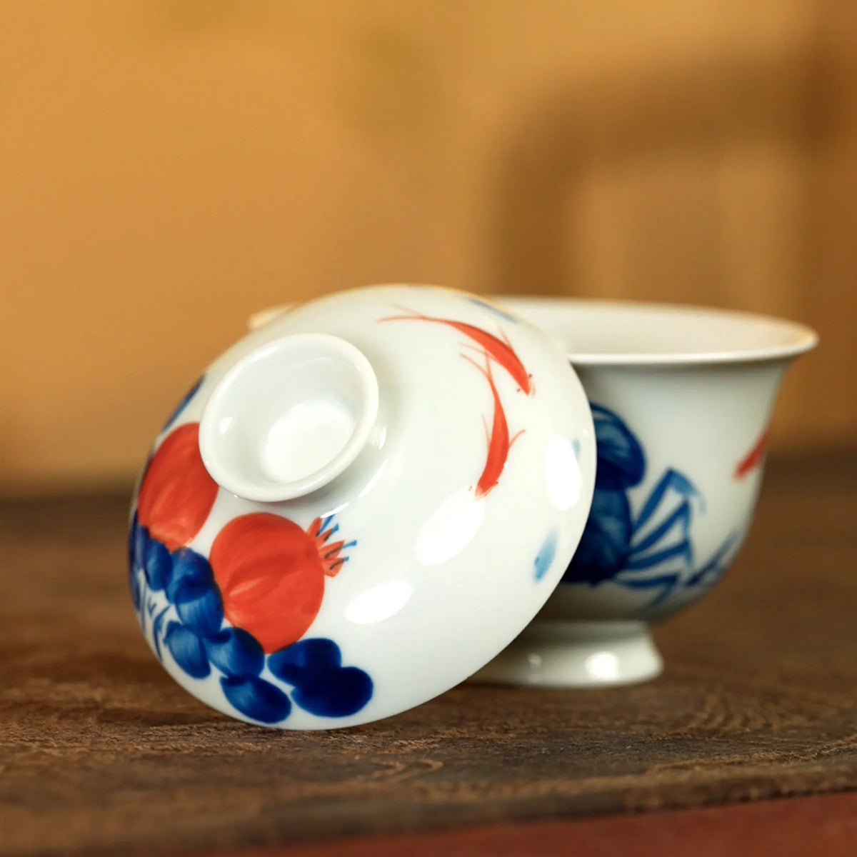 Shi Liu Xie Yi 130cc - Jing De Zhen Porcelain Gaiwan zycschina