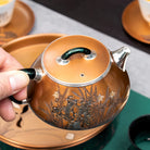 Shi Piao Shao Hua 160cc - Handmade silver pot zycschina