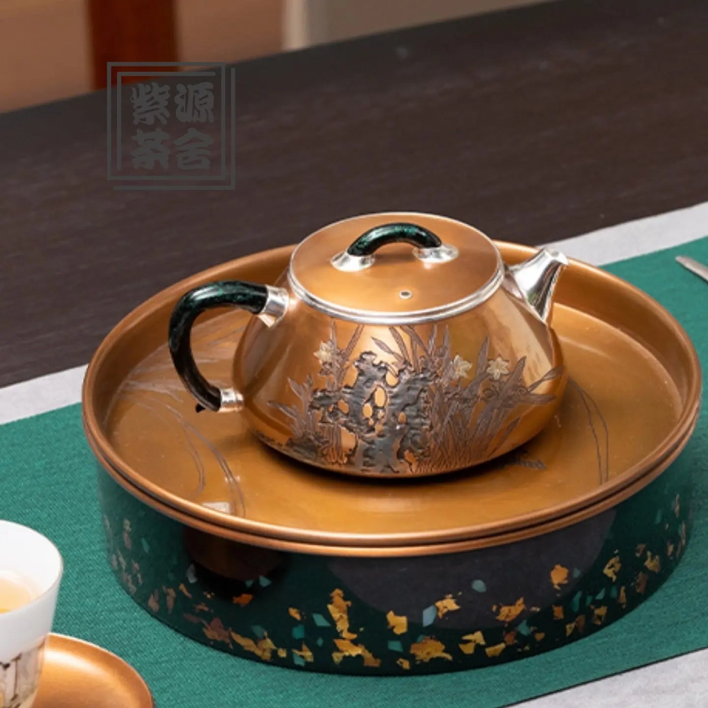 Shi Piao Shao Hua 200cc - Handmade silver pot zycschina