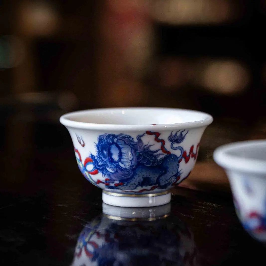 Shi Shi Ru Yi 120cc - Jing De Zhen Porcelain Gaiwan zycschina