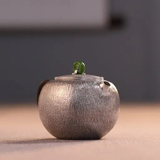 Shi Wen Fang Zhong 180cc - Handmade silver pot zycschina