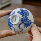 Shi Zi Xiu Qiu 150cc - Jing De Zhen Porcelain Gaiwan zycschina