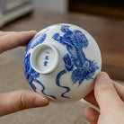 Shi Zi Xiu Qiu 150cc - Jing De Zhen Porcelain Gaiwan zycschina