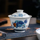 Shi Zi Xiu Qiu - Jing De Zhen Porcelain Gaiwan zycschina