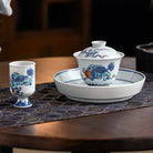 Shi Zi Xiu Qiu - Jing De Zhen Porcelain Gaiwan zycschina