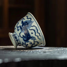 Shi Zi Xiu Qiu - Jing De Zhen Porcelain Teacup zycschina