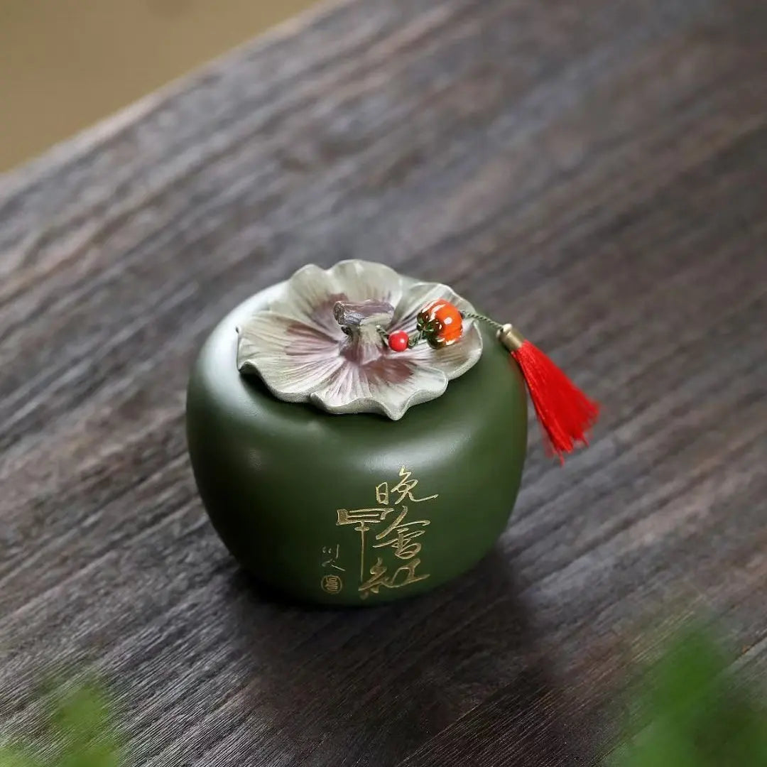 Shi Zi - Yixing Handmade Zisha Teacan 江苏宜兴