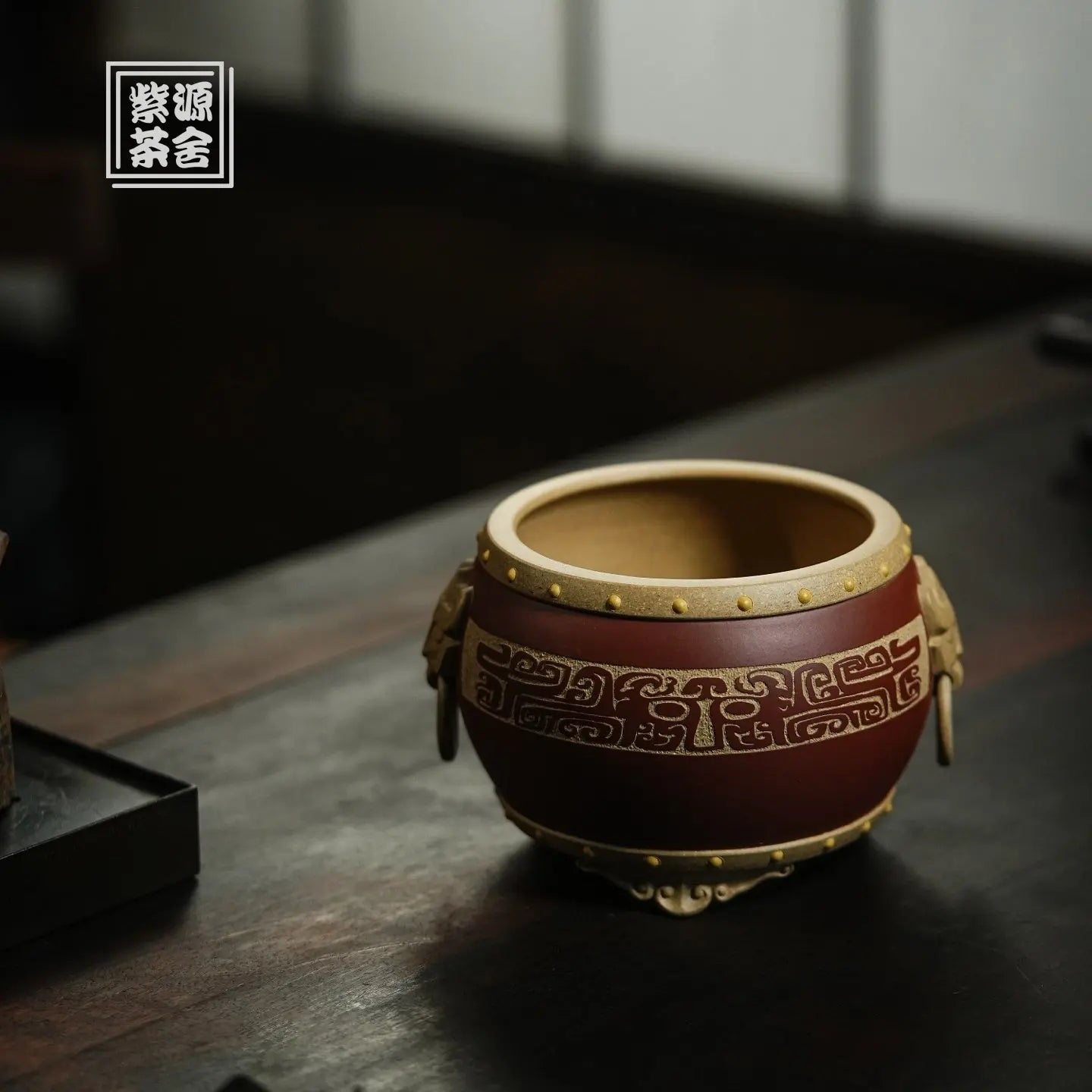 Shou Er Xian Huan Gu Xing - Yixing bonsai pot 江苏宜兴