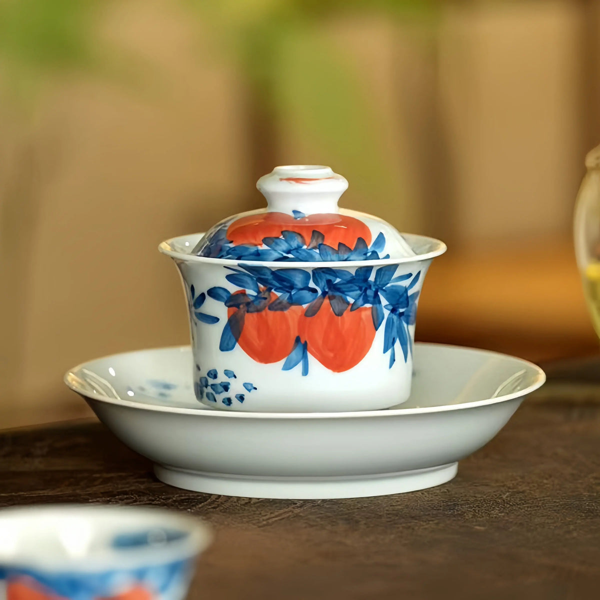 Shou Tao Xie Yi 130cc - Jing De Zhen Porcelain Gaiwan zycschina