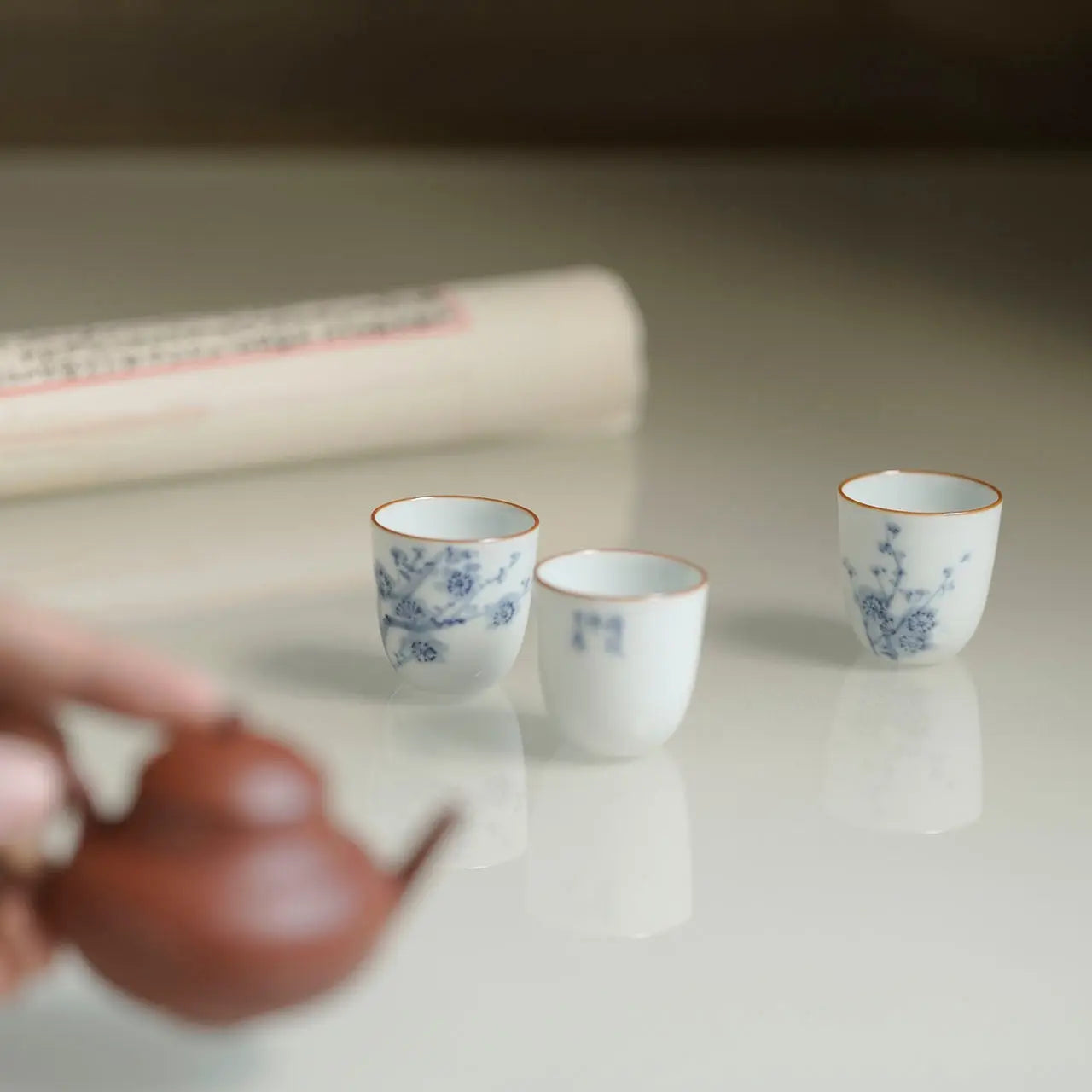 Shu Mei Dan Rui 25cc - Jing De Zhen Porcelain Teacup zycschina