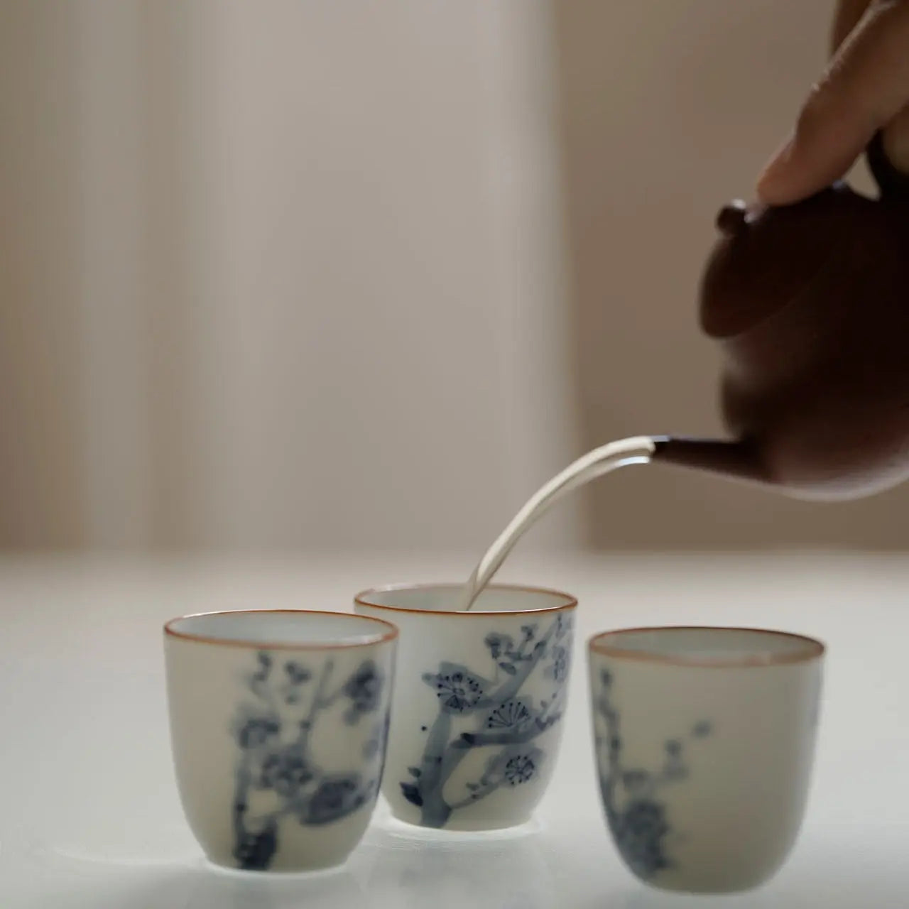 Shu Mei Dan Rui 25cc - Jing De Zhen Porcelain Teacup zycschina