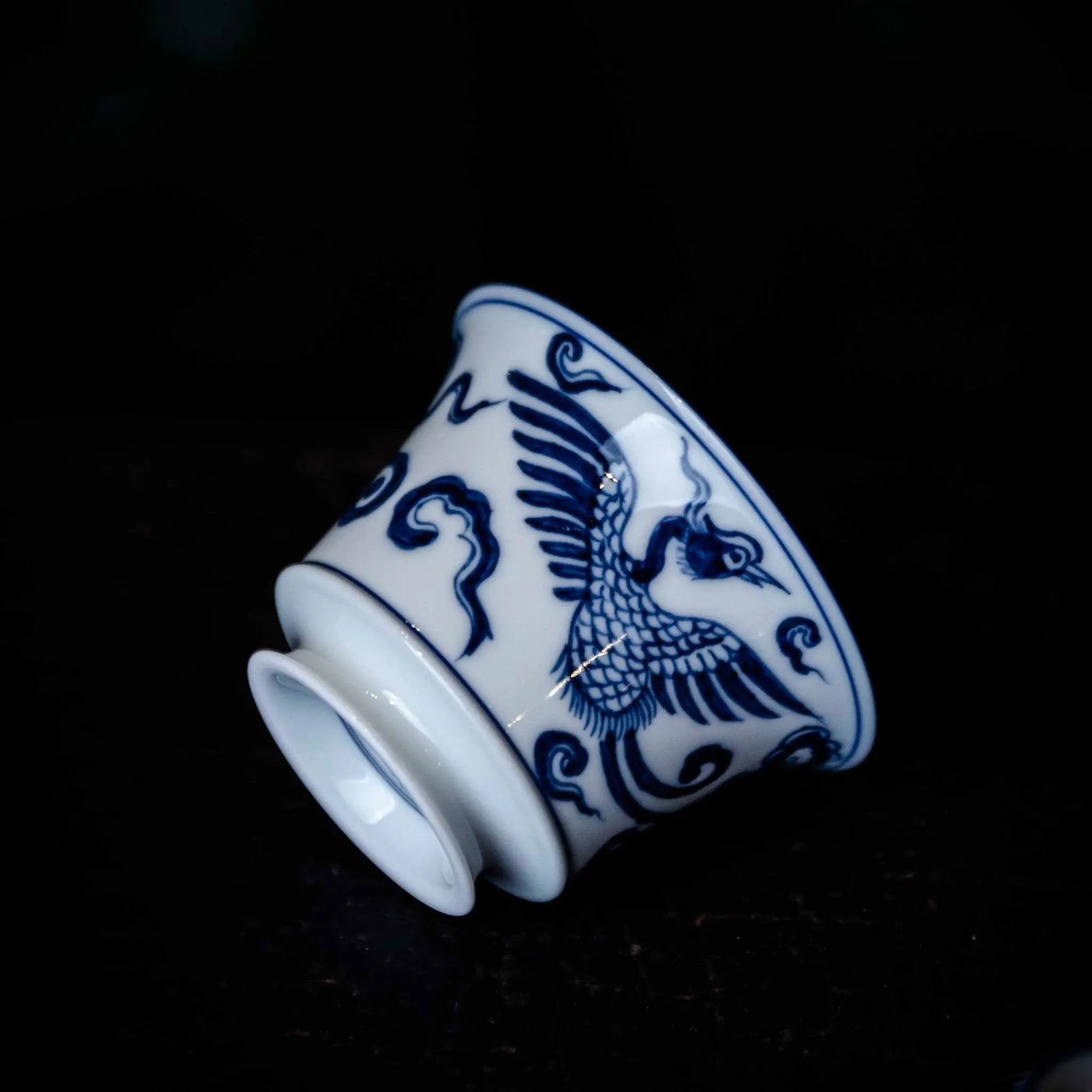 Shuang Feng 100cc - Jing De Zhen Porcelain Gaiwan zycschina