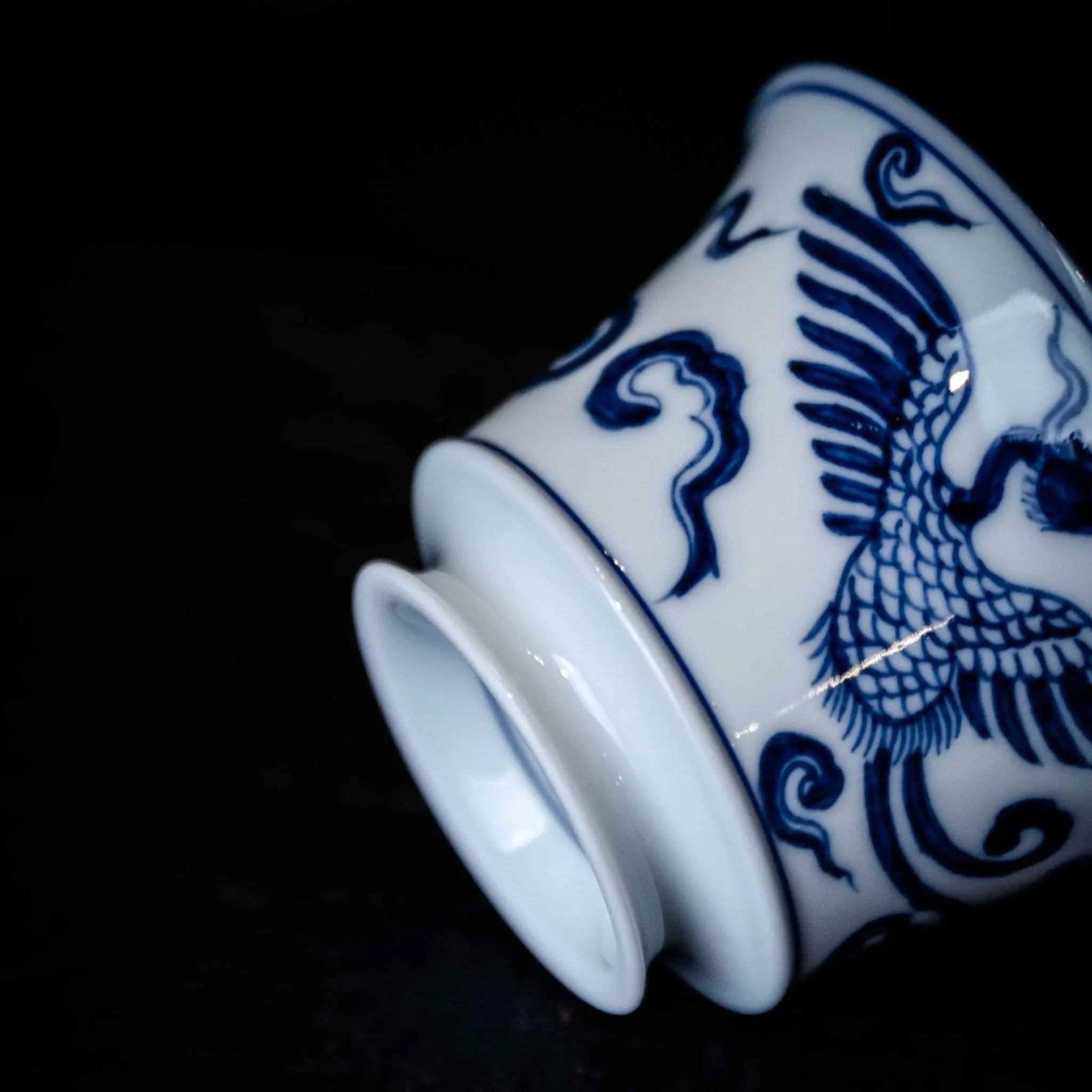 Shuang Feng 100cc - Jing De Zhen Porcelain Gaiwan zycschina