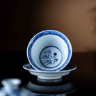 Shuang Long 120cc - Jing De Zhen Porcelain Gaiwan zycschina