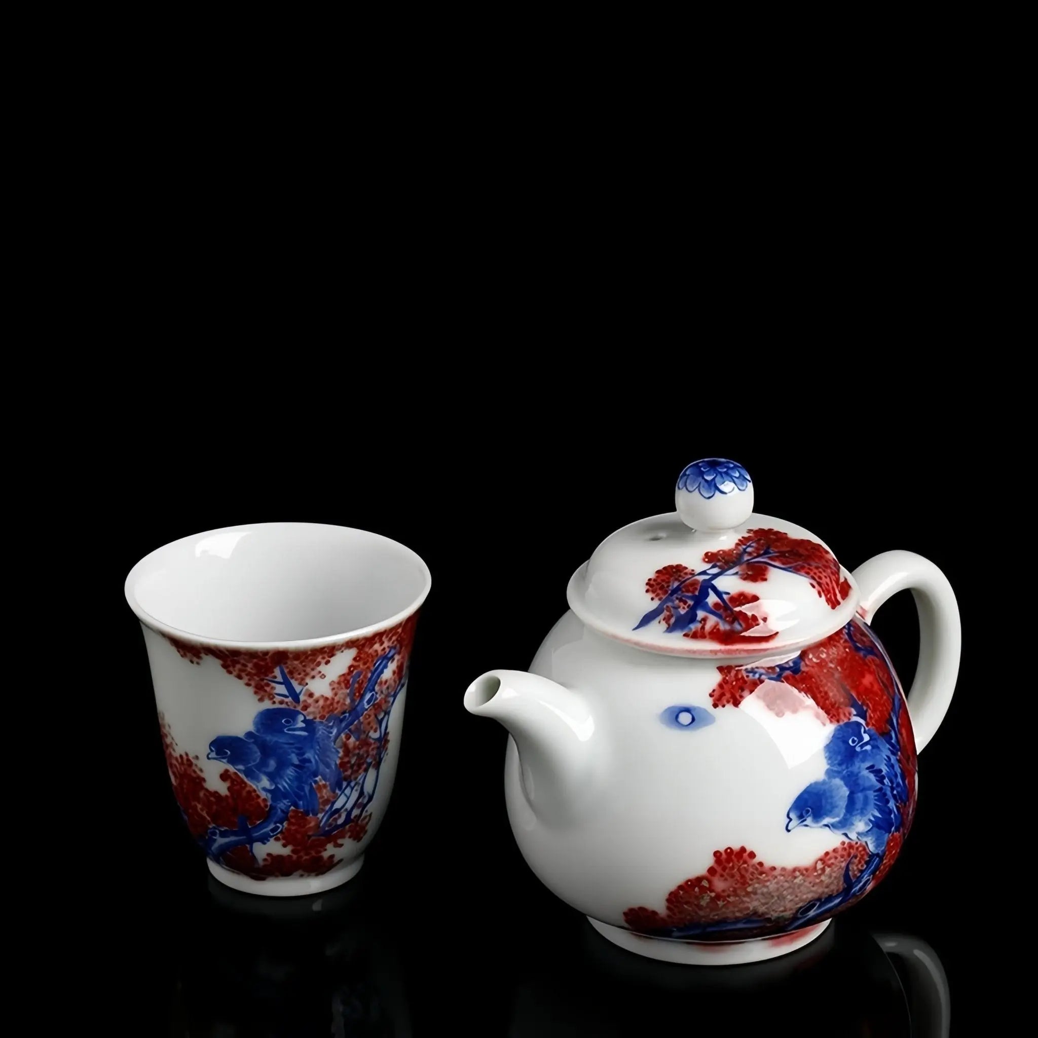 Shuang Qi 140cc - Jing De Zhen Porcelain Teapot zycschina
