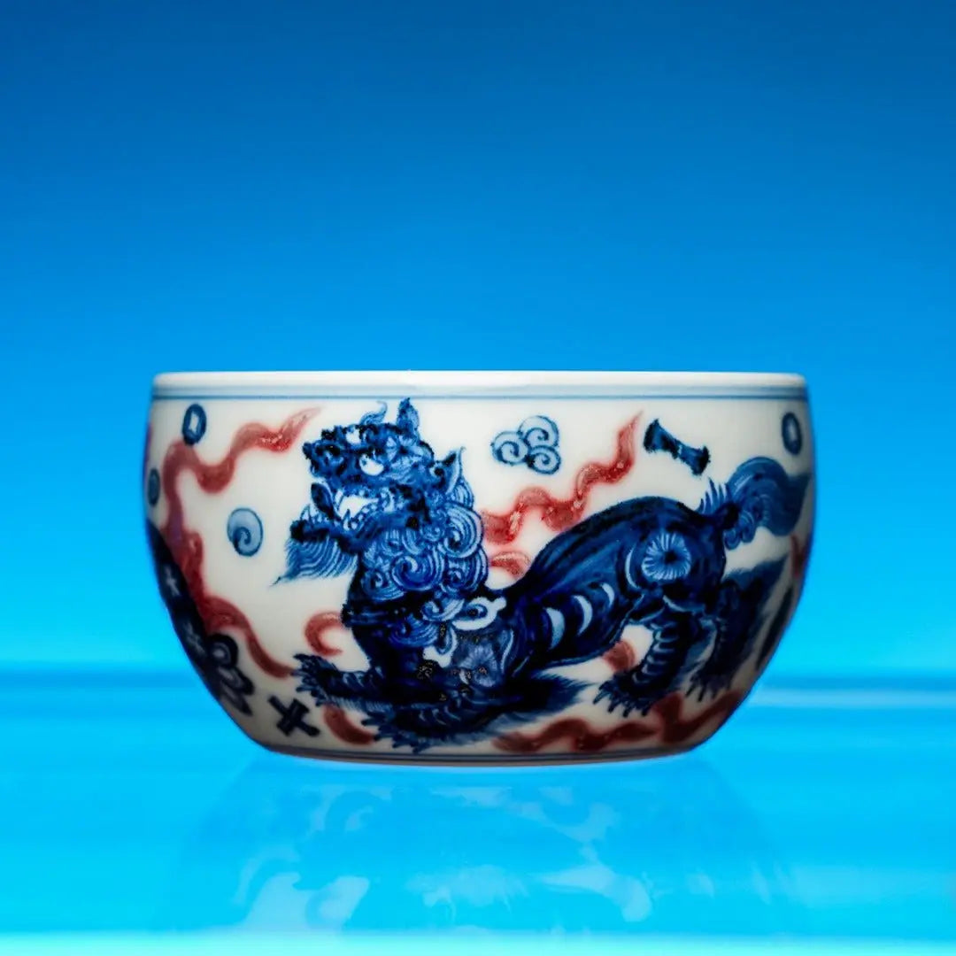 Shuang Shi Xiu Qiu 150cc - Jing De Zhen Porcelain Gaiwan zycschina