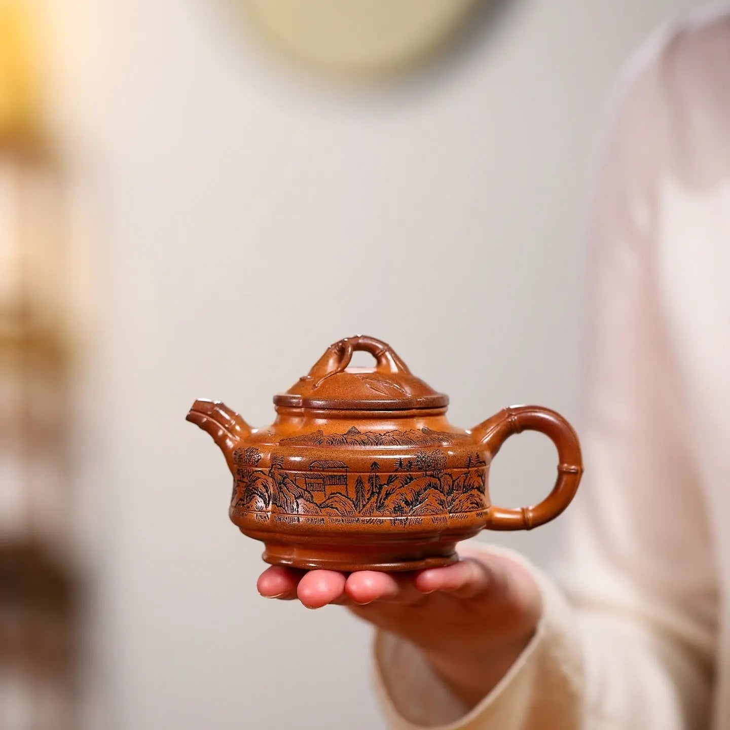Shuang Xian Zhu Gu 170cc - Yixing Handmade Teapot 江苏宜兴