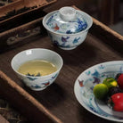 Shui Cao Jin Yu - Jing De Zhen Porcelain Gaiwan zycschina