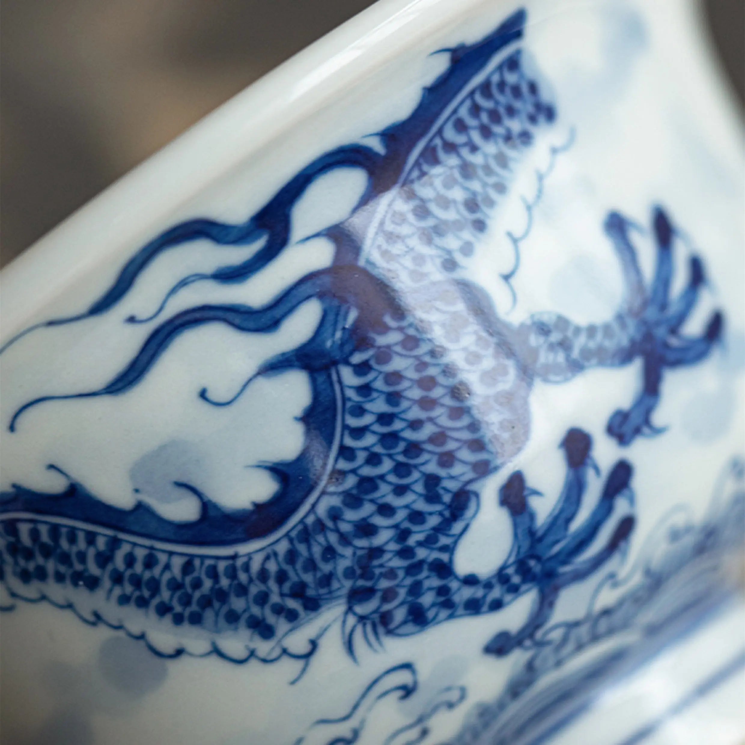 Shui Mo Long - Jing De Zhen Porcelain Teacup zycschina