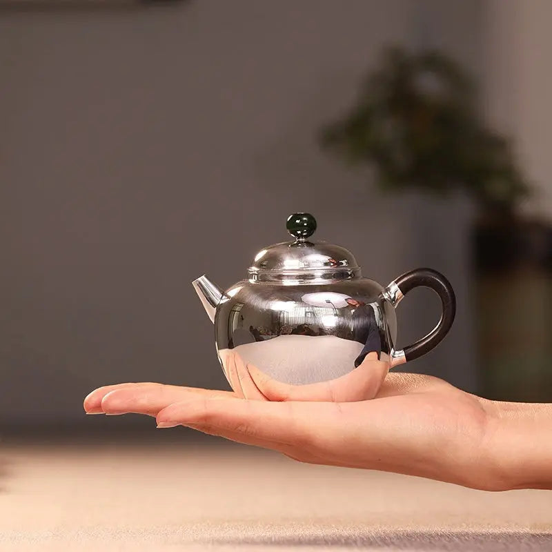 Shui Ping 200cc - Handmade silver pot zycschina