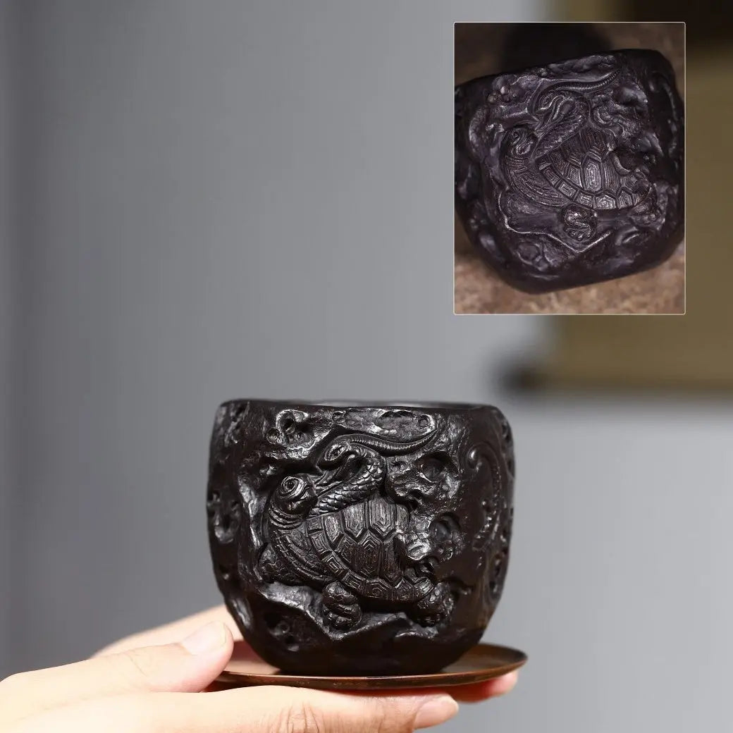 Si Da Shen Shou 180~210cc - Yixing Handmade Teacup 江苏宜兴