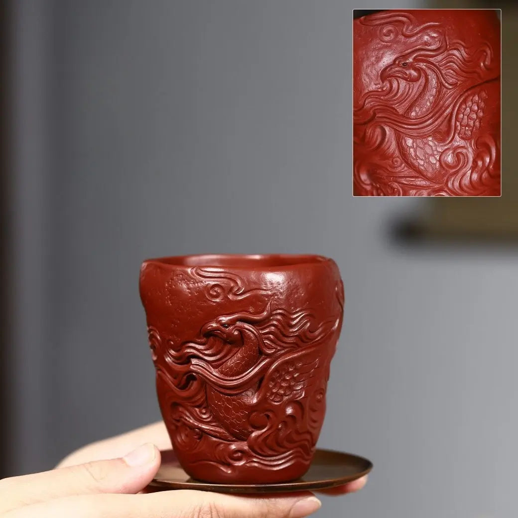 Si Da Shen Shou 180~210cc - Yixing Handmade Teacup 江苏宜兴