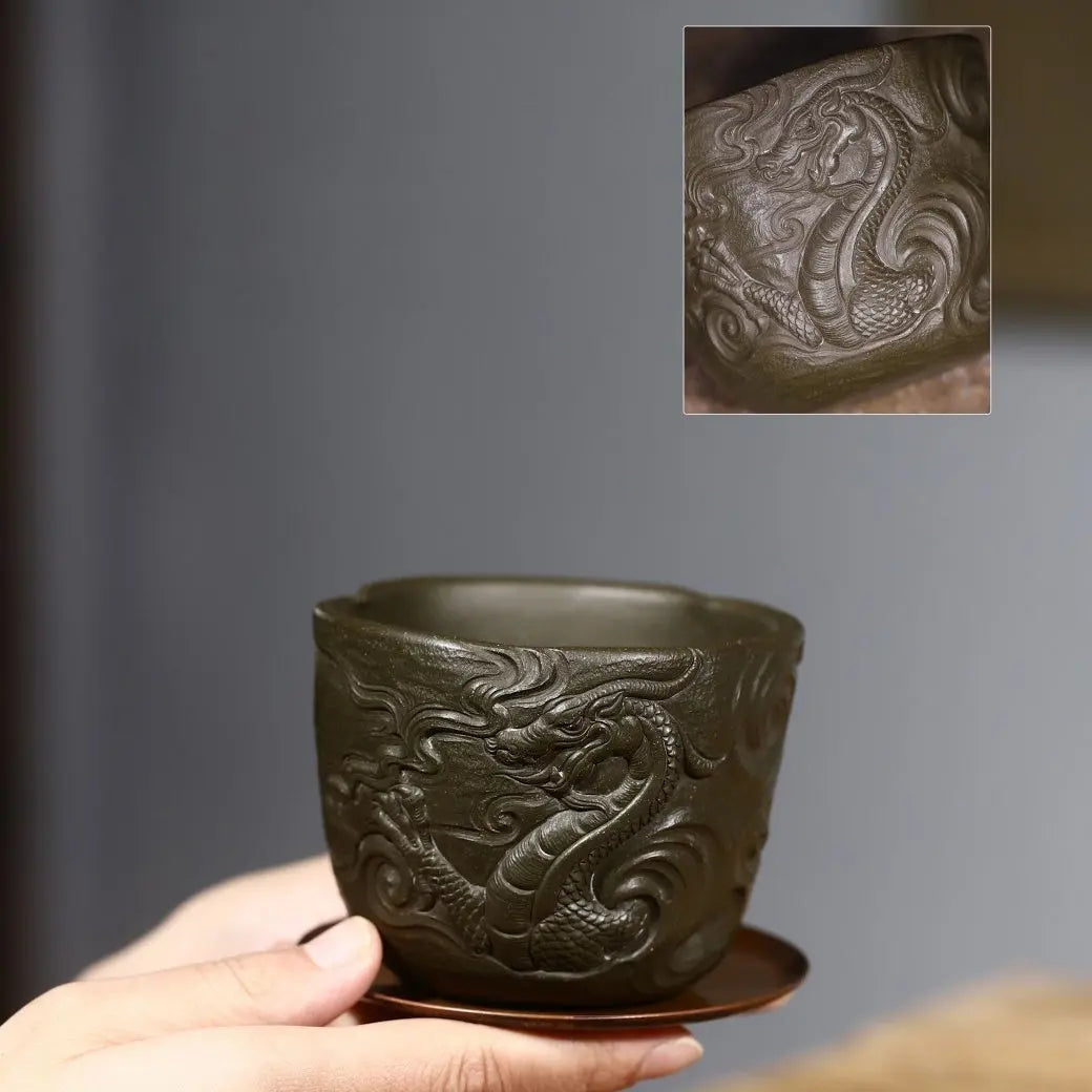 Si Da Shen Shou 180~210cc - Yixing Handmade Teacup 江苏宜兴