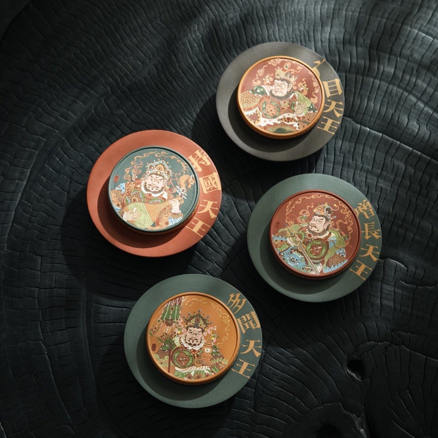 Si Da Tian Wang - Dry Bubble Tray 江苏宜兴