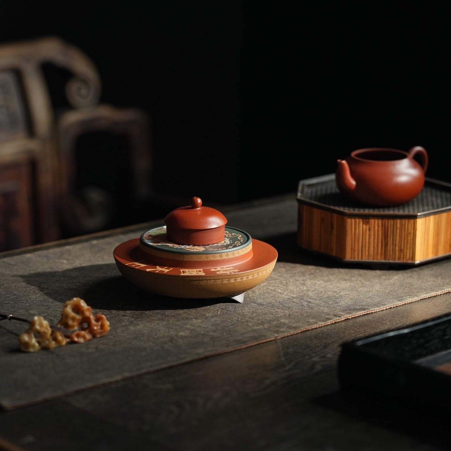 Si Da Tian Wang - Dry Bubble Tray 江苏宜兴