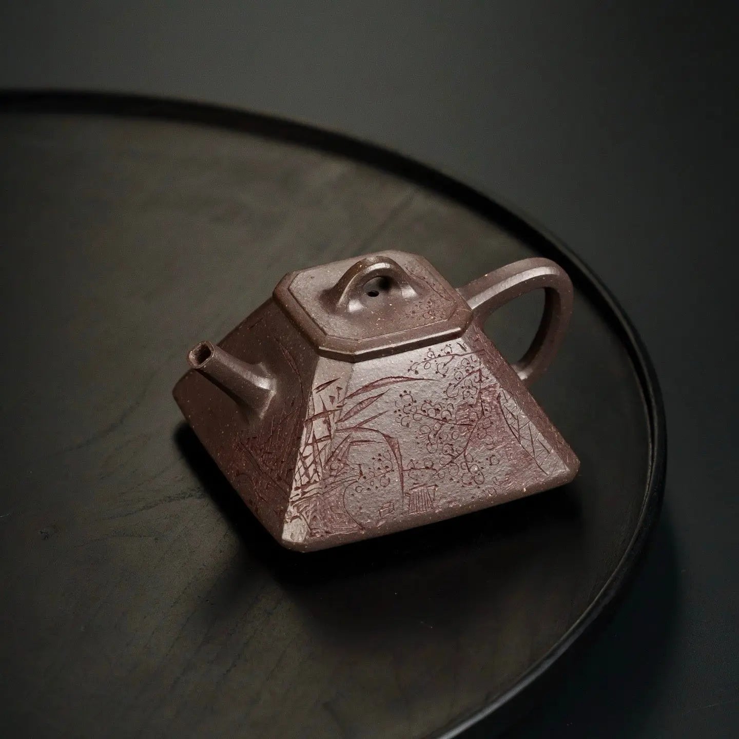 Si Fang Shi Piao 130cc - Yixing Handmade Teapot 江苏宜兴