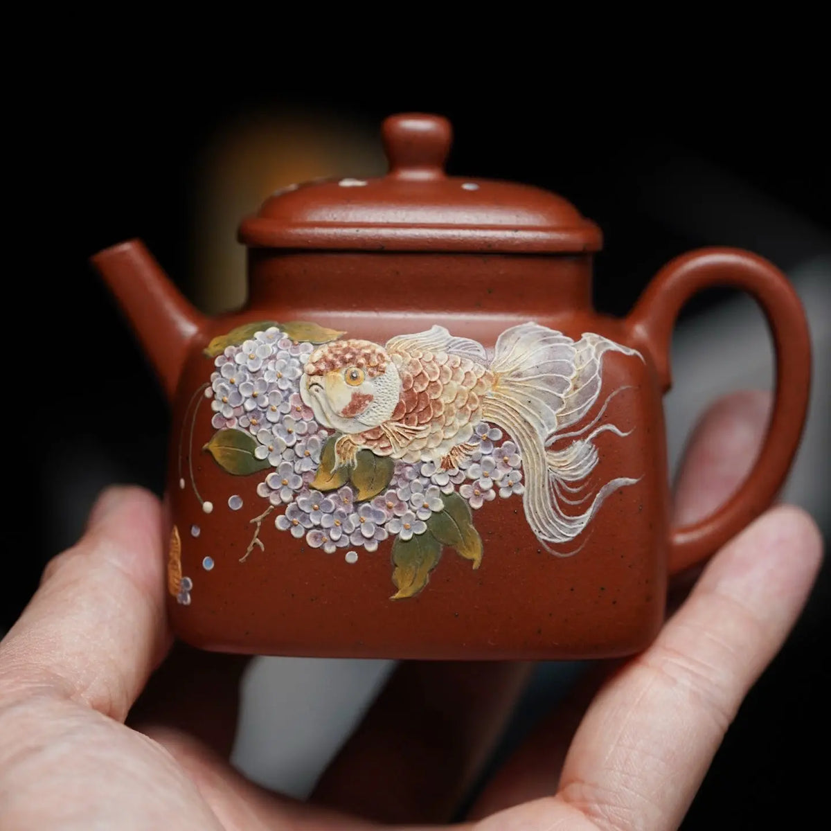 Si Fang Yan Xin 160cc - Yixing Handmade Teapot 江苏宜兴