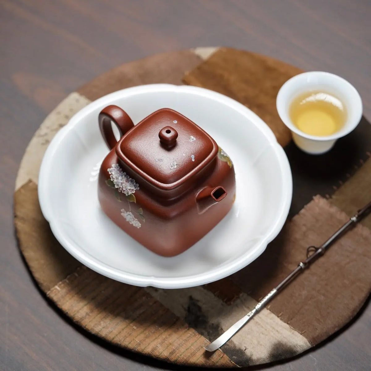 Si Fang Yan Xin 160cc - Yixing Handmade Teapot 江苏宜兴