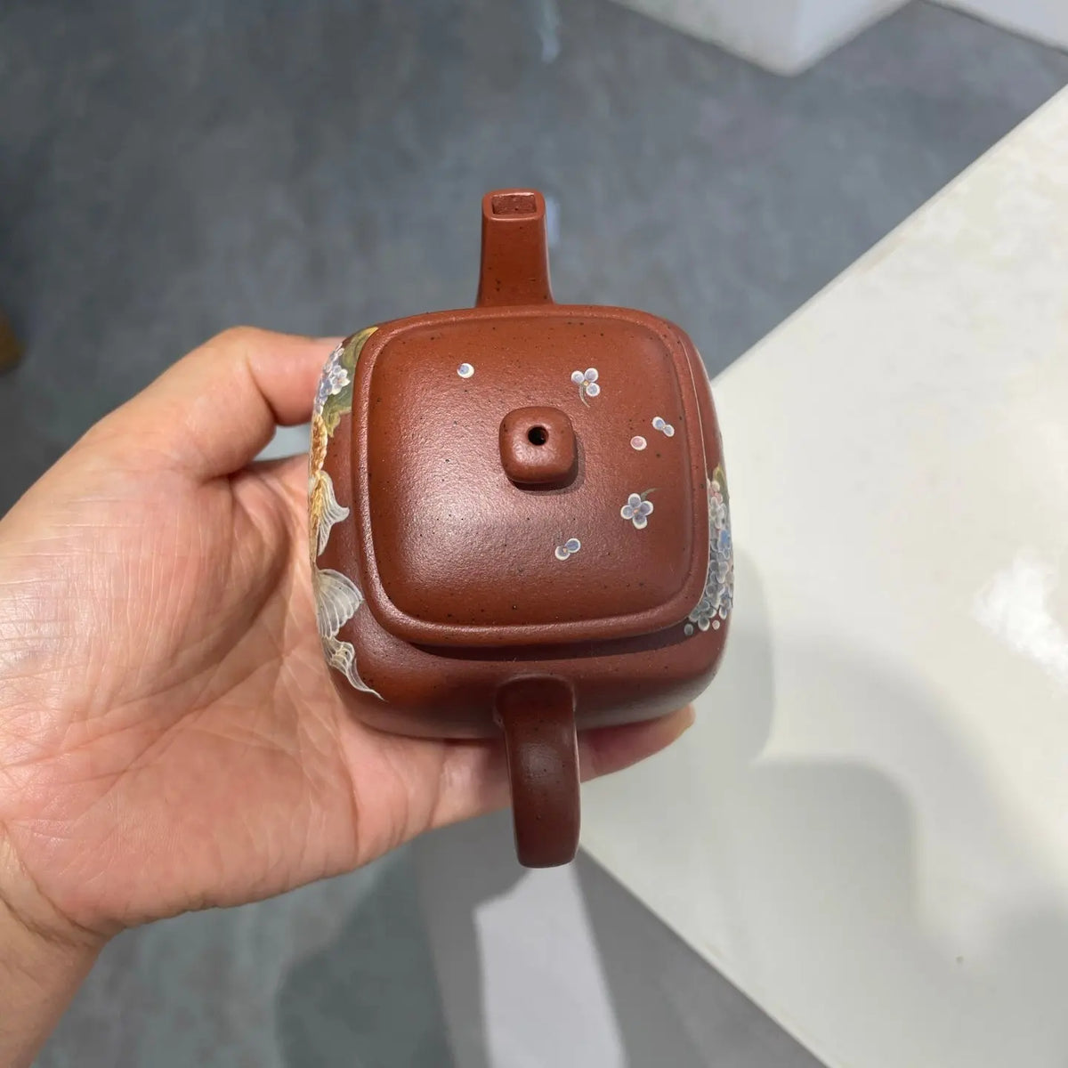 Si Fang Yan Xin 160cc - Yixing Handmade Teapot 江苏宜兴
