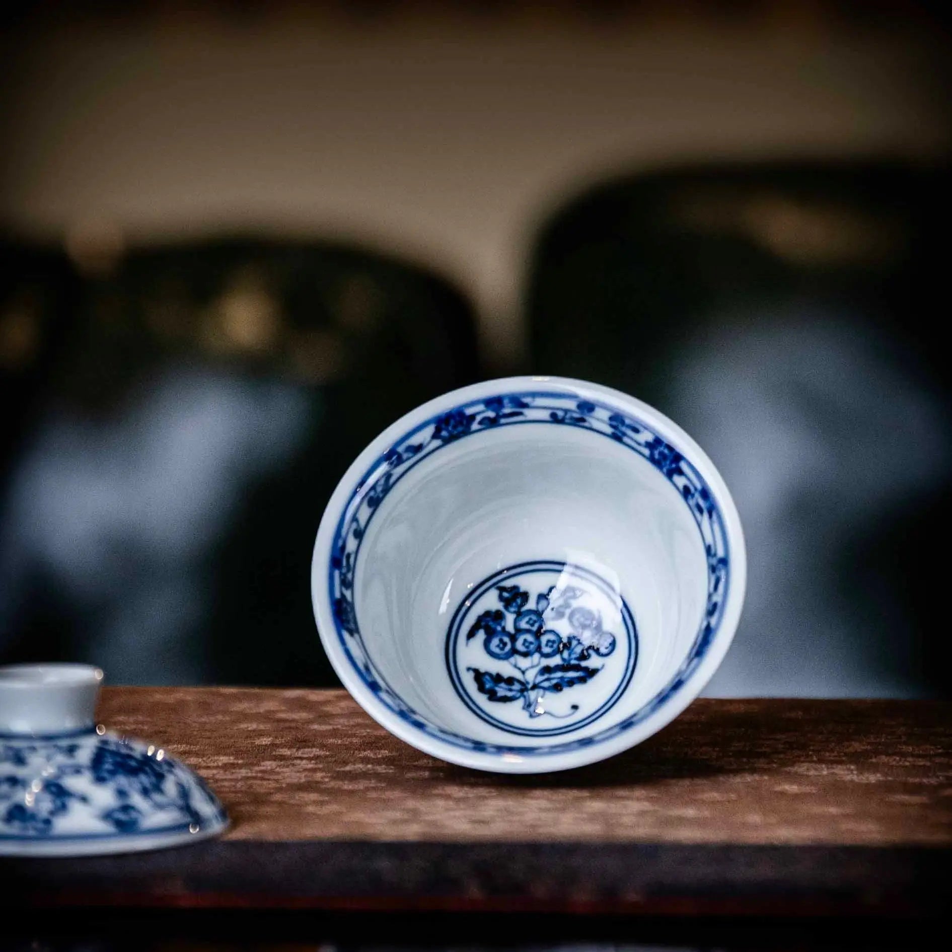 Si Ji Hua Hui 50cc - Jing De Zhen Porcelain Gaiwan zycschina