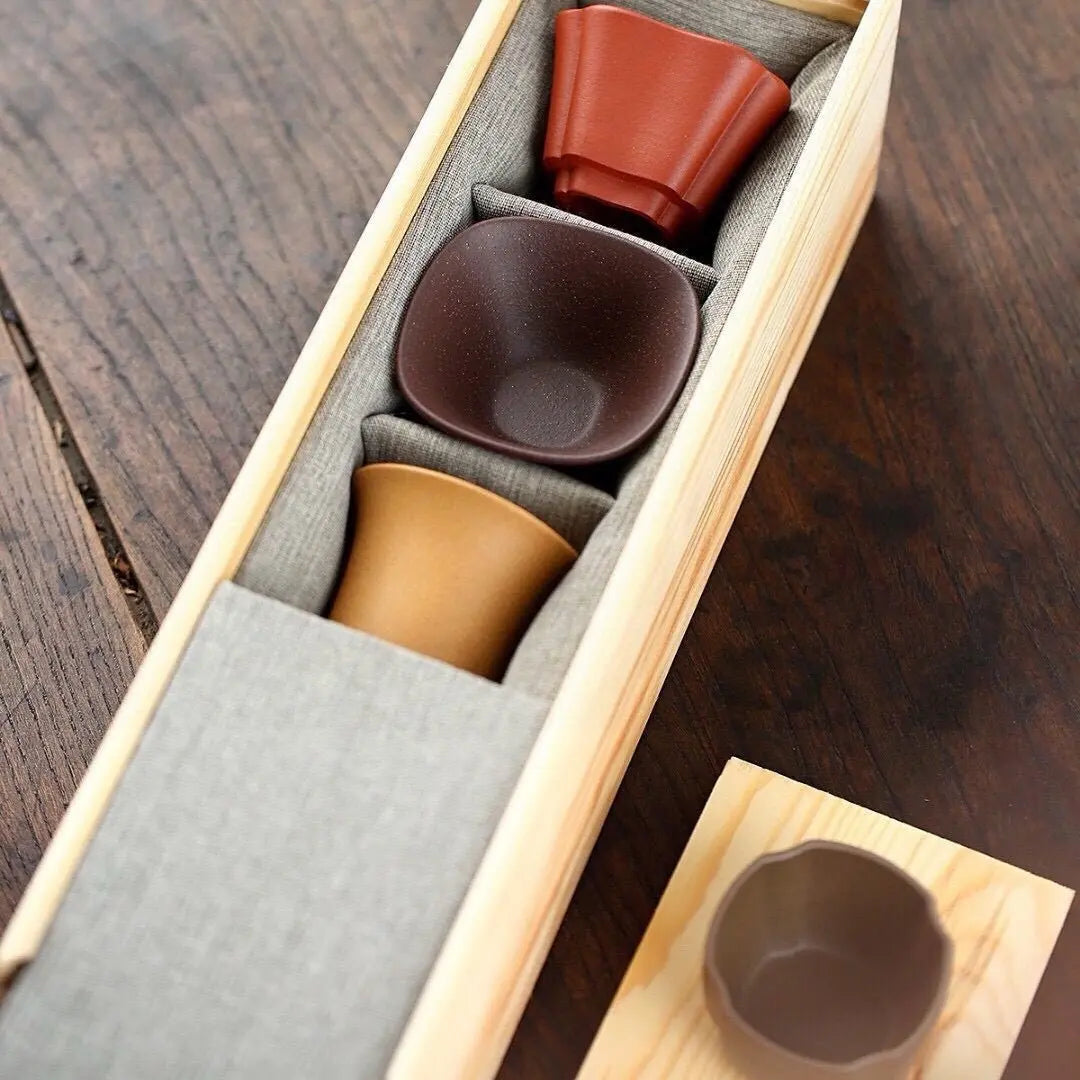 Si Se Bei 50-80cc - Yixing Handmade Teacup 江苏宜兴
