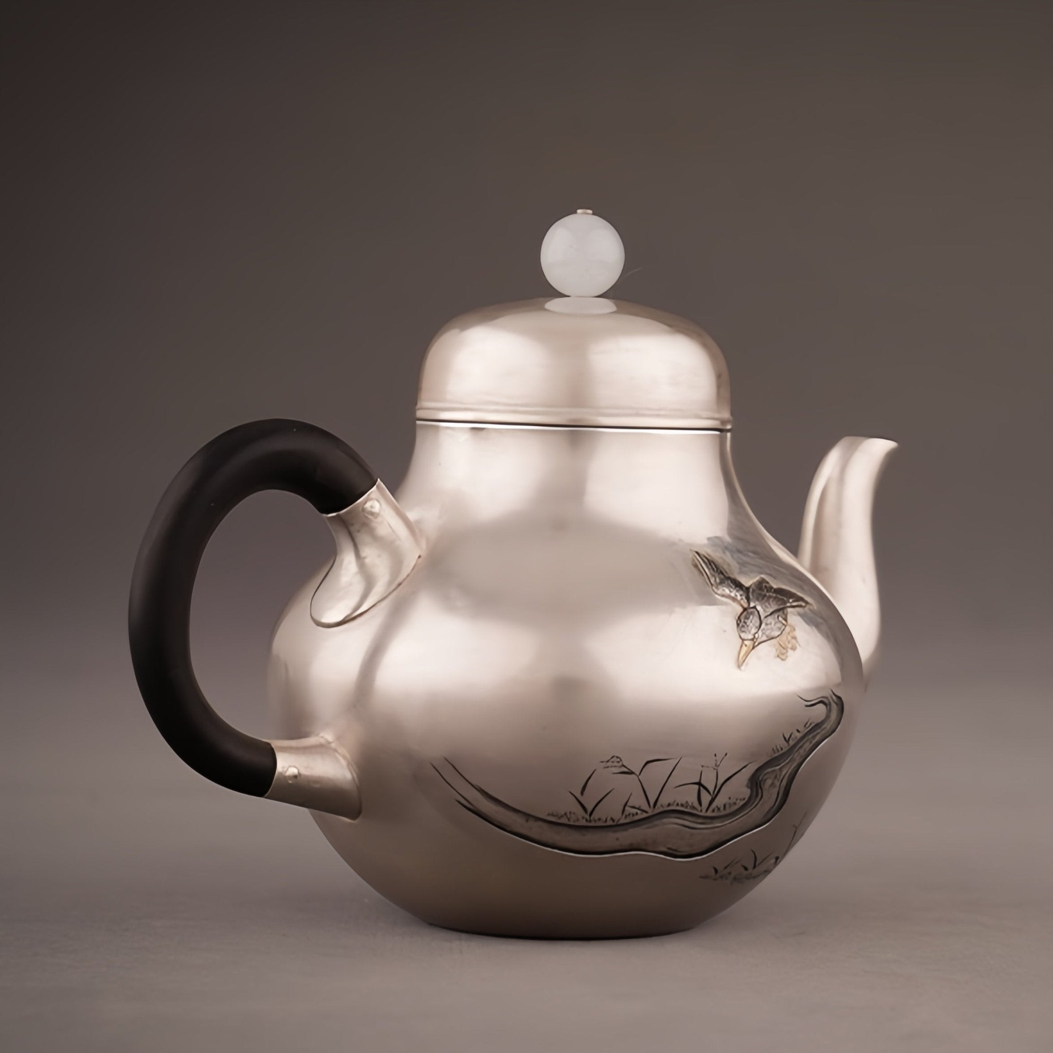 Si Ting 140cc - Handmade silver pot zycschina