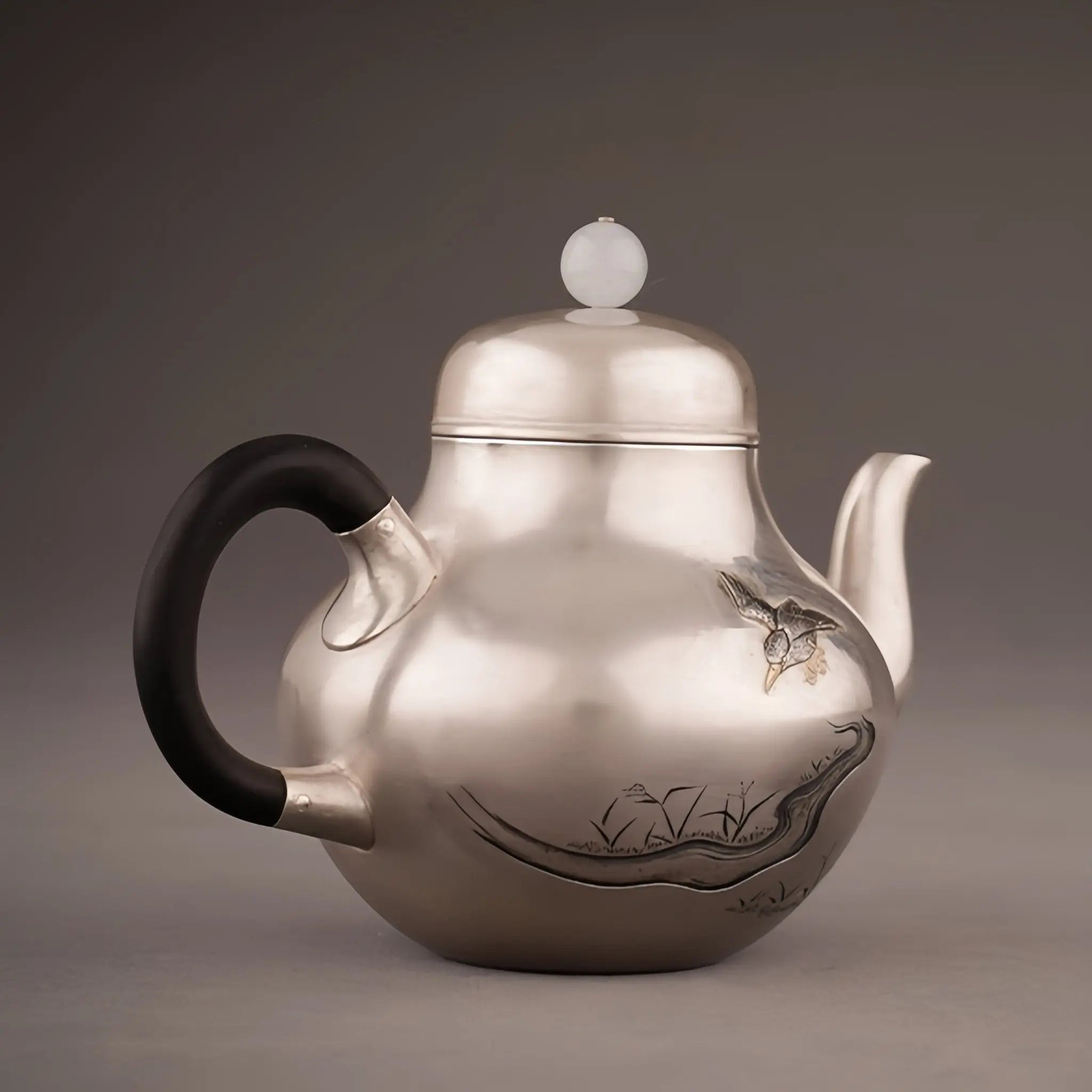 Si Ting 140cc - Handmade silver pot zycschina