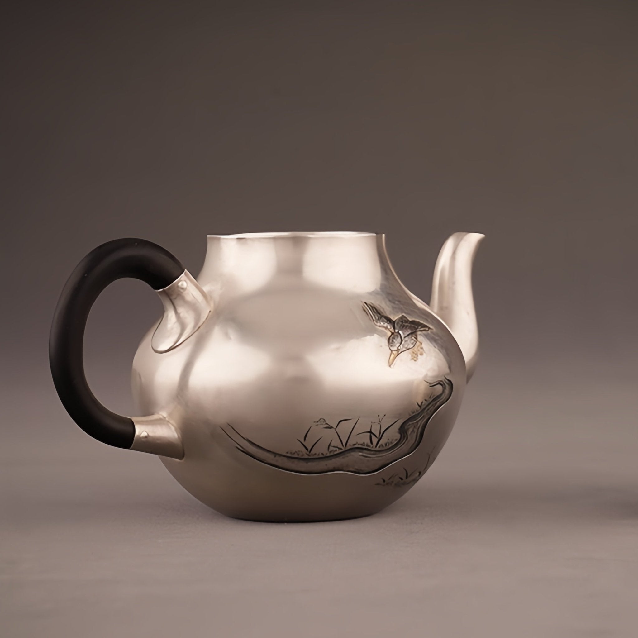 Si Ting 140cc - Handmade silver pot zycschina