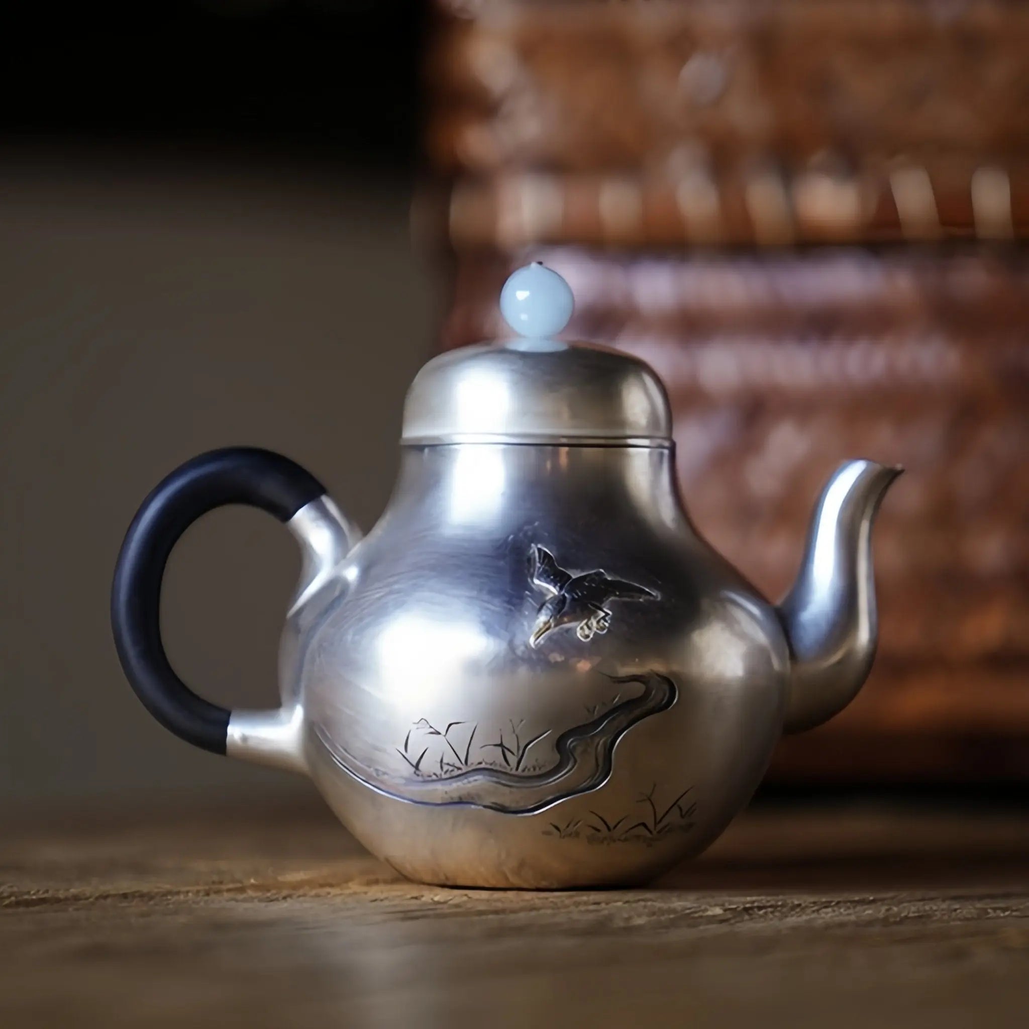 Si Ting 140cc - Handmade silver pot zycschina