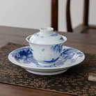 Song Hua Shan Shui 130cc - Jing De Zhen Porcelain Gaiwan zycschina